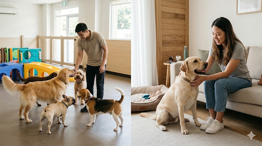 Doggy Daycare vs Pet Sitter