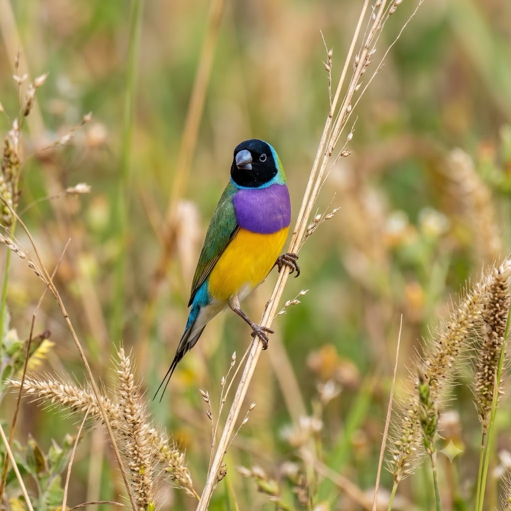 Gouldian Finch (Chloebia gouldiae)