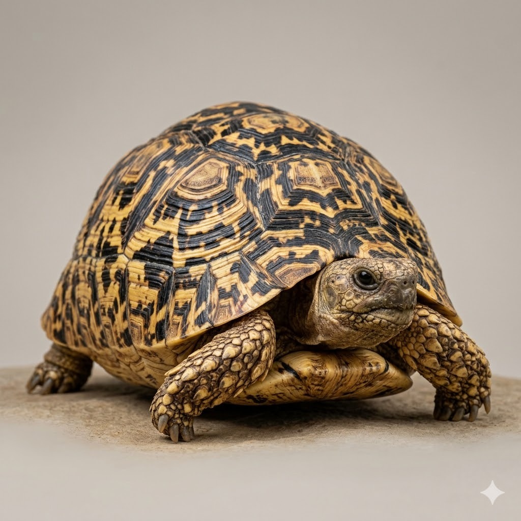 Leopard Tortoise (Stigmochelys pardalis)