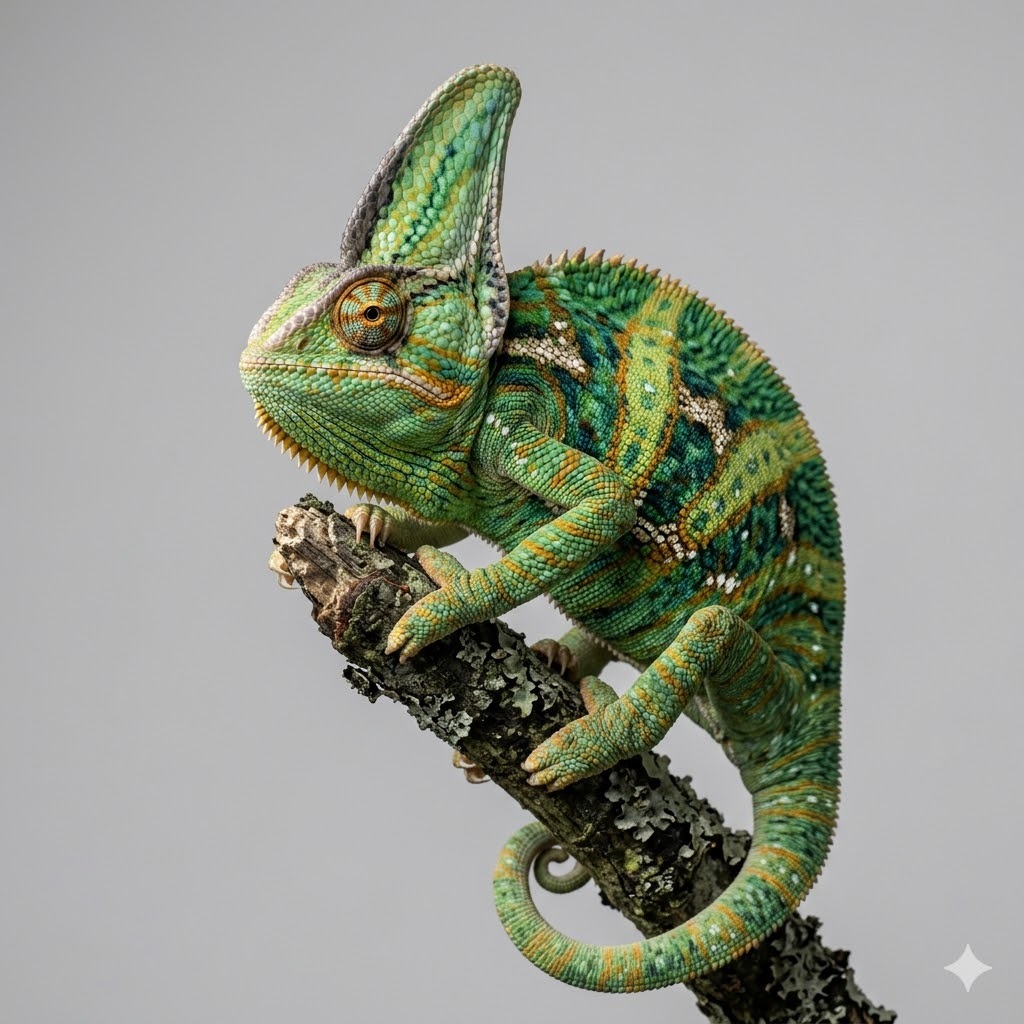 Veiled Chameleon (Chamaeleo calyptratus)