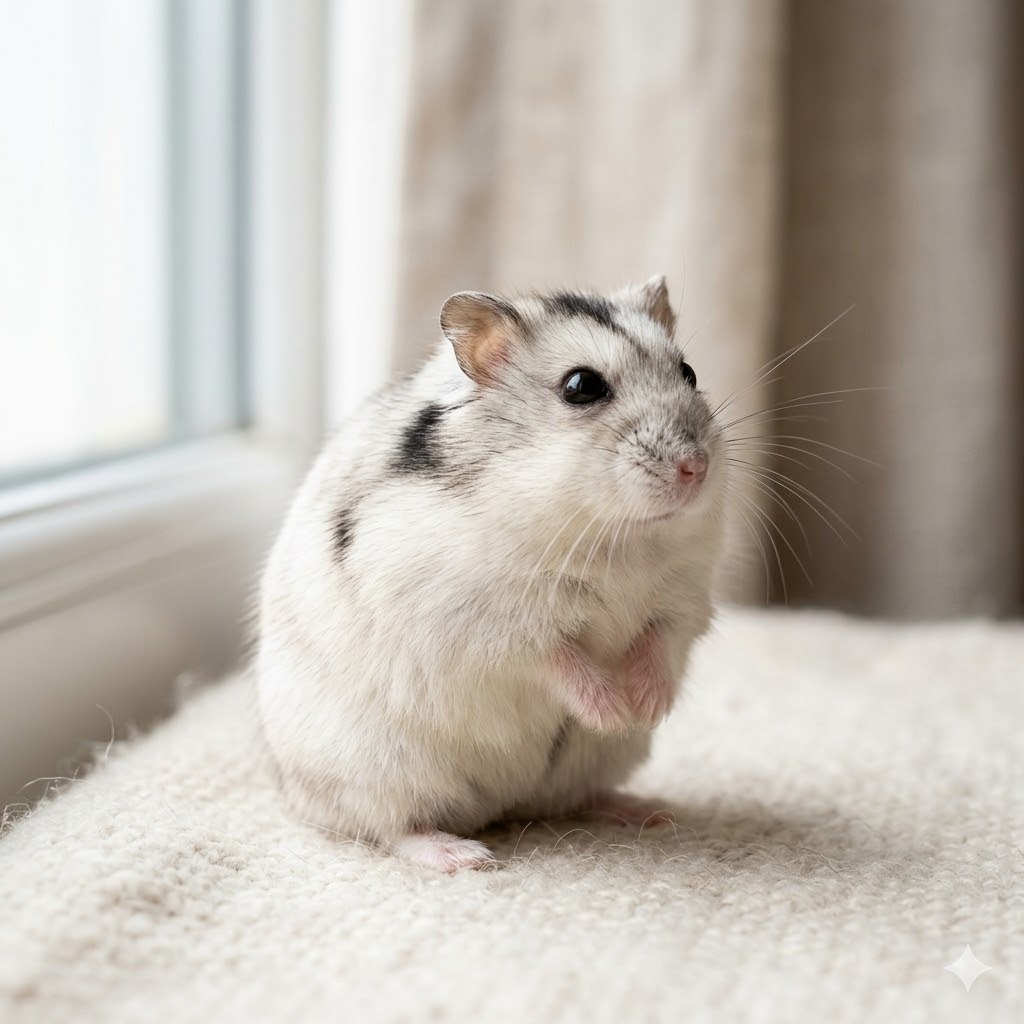 Winter White Dwarf Hamster