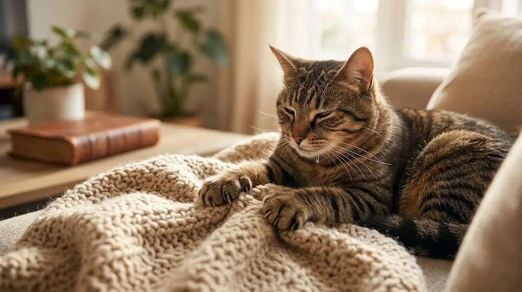 Why Cats Knead With Their Paws