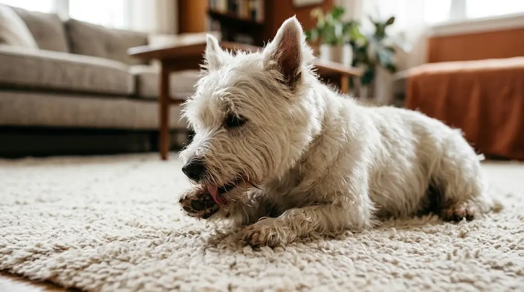 Why Dogs Lick Their Paws