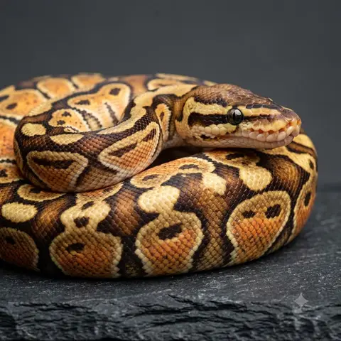 Fire Ball Python