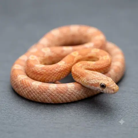 Hypomelanistic Corn Snake
