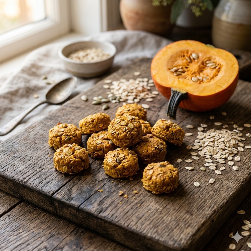 Pumpkin & Oat Bites