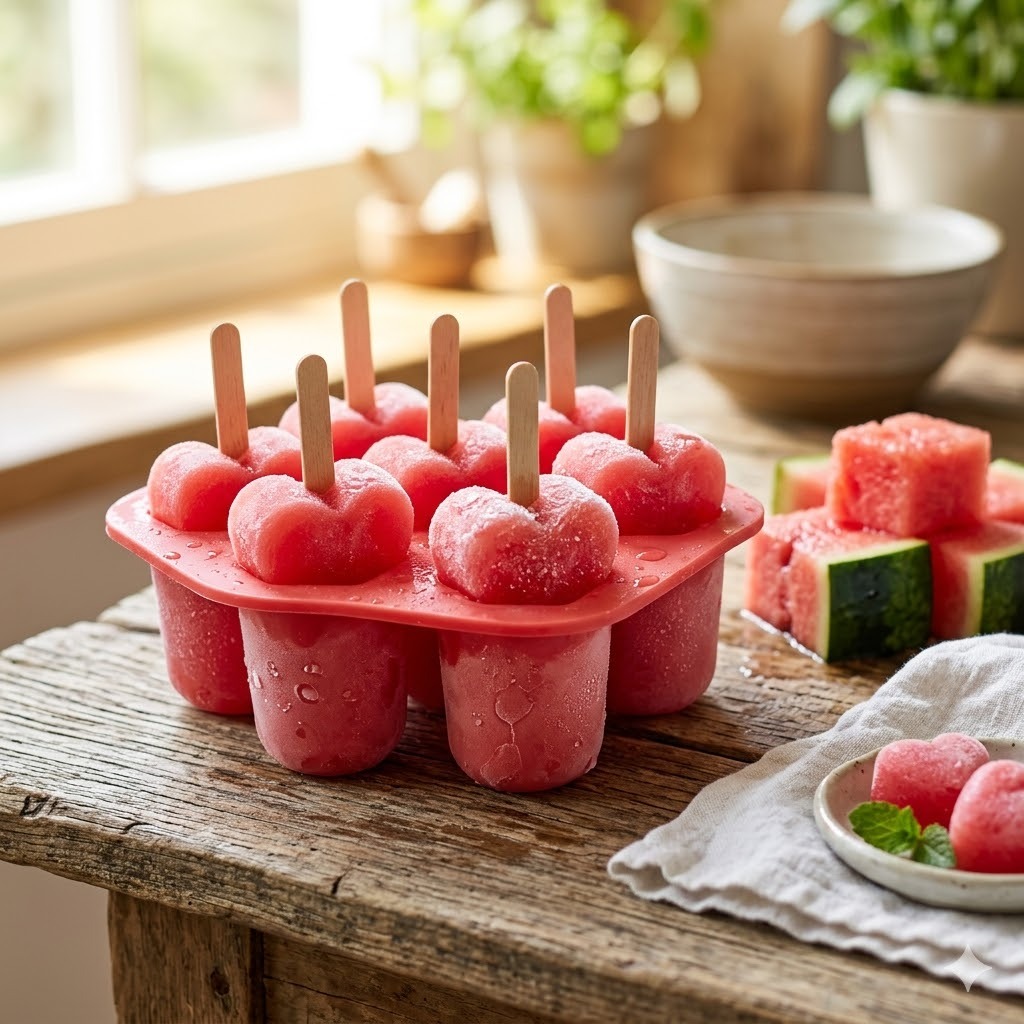 Frozen Watermelon Pops